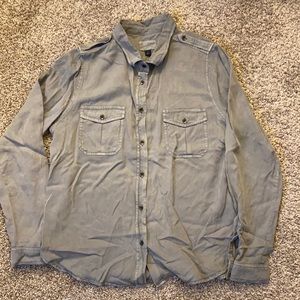 Lightweight Grey Button Down